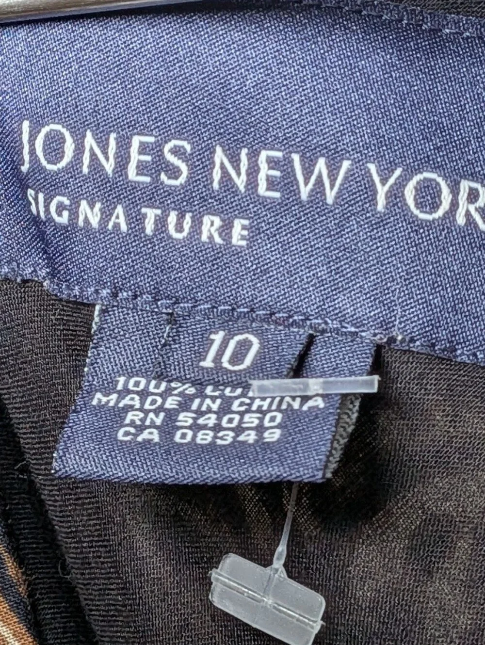 Jones New York | Black Cream  Brown Floral Tank Dress | Y2K | Bohemian | Chic |